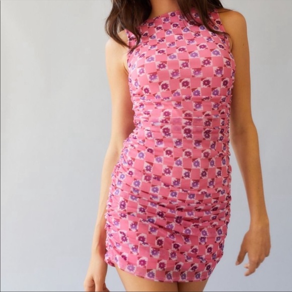 NWT Urban Outfitters mesh austin mini dress